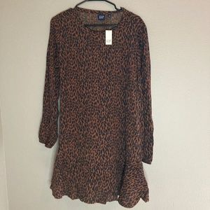 NWT Gap leopard print dress